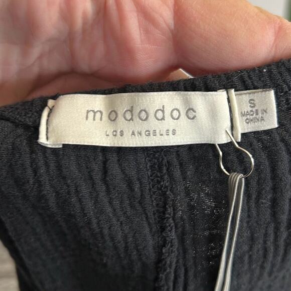 NWT Mododoc size small black cotton midi skirt - Picture 3 of 3